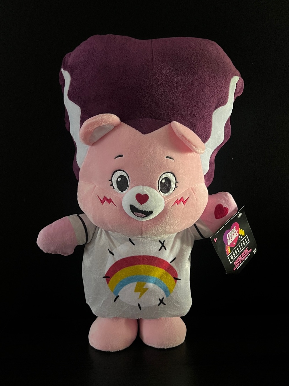 NEW Care Bears Universal Monsters Cheer Bear Bride of Frankenstein 19” Greeter